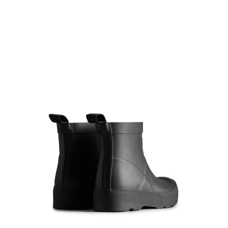 Hunter Boots Big Kids PLAY Rain Boots Black | 05291-GELY