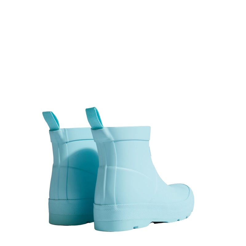 Hunter Boots Big Kids PLAY Rain Boots Flowing Blue | 83106-EQRT