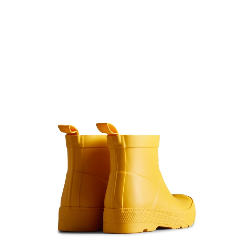 Hunter Boots Big Kids PLAY Rain Boots Yellow | 53926-KBML