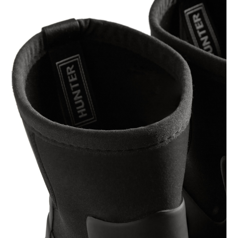 Hunter Boots City Explorer Neoprene Short Boots Black | 07984-CBYI