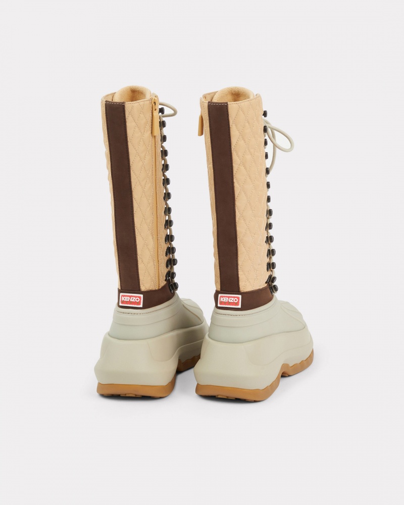 Hunter Boots Hunter X Kenzo Lace Up Duck Boot Camel/Java | 27589-TBQE