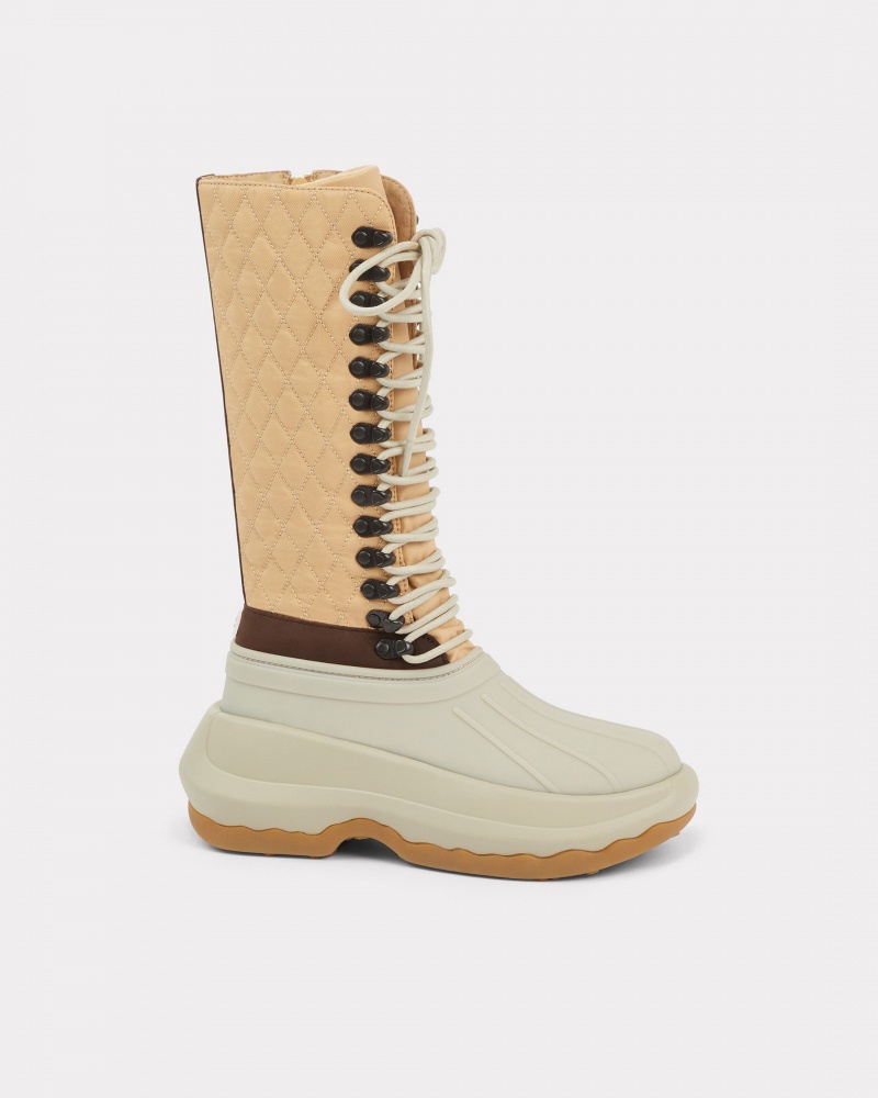 Hunter Boots Hunter X Kenzo Lace Up Duck Boot Camel/Java | 27589-TBQE