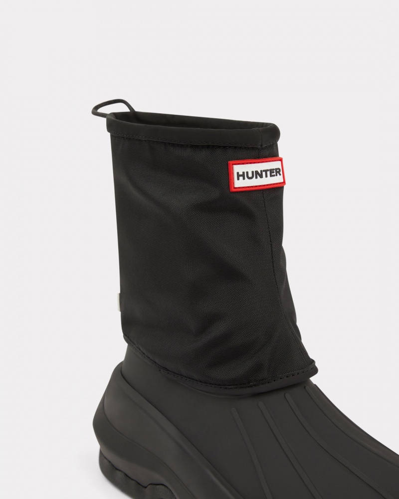 Hunter Boots Hunter X Kenzo Mid Duck Boot Black | 34652-YLNB
