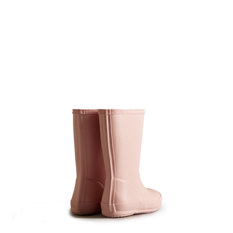 Hunter Boots Kids First Classic Rain Boots Azalea Pink | 41978-OWND