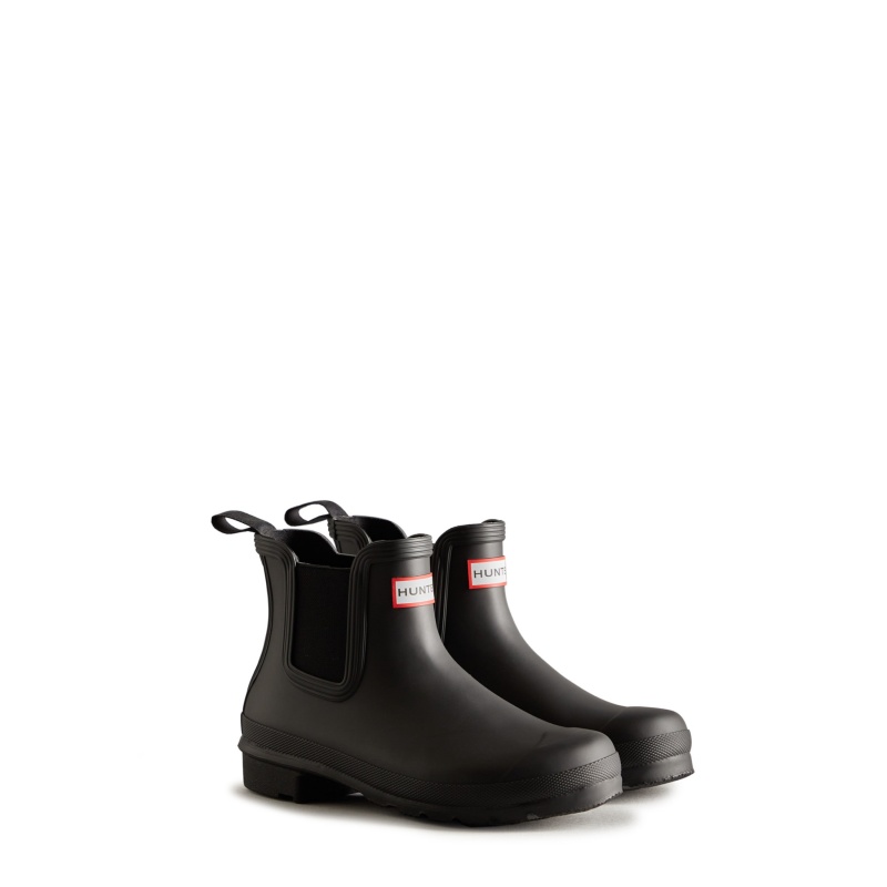 Hunter Boots Original Chelsea Boots Black | 56384-OKQX