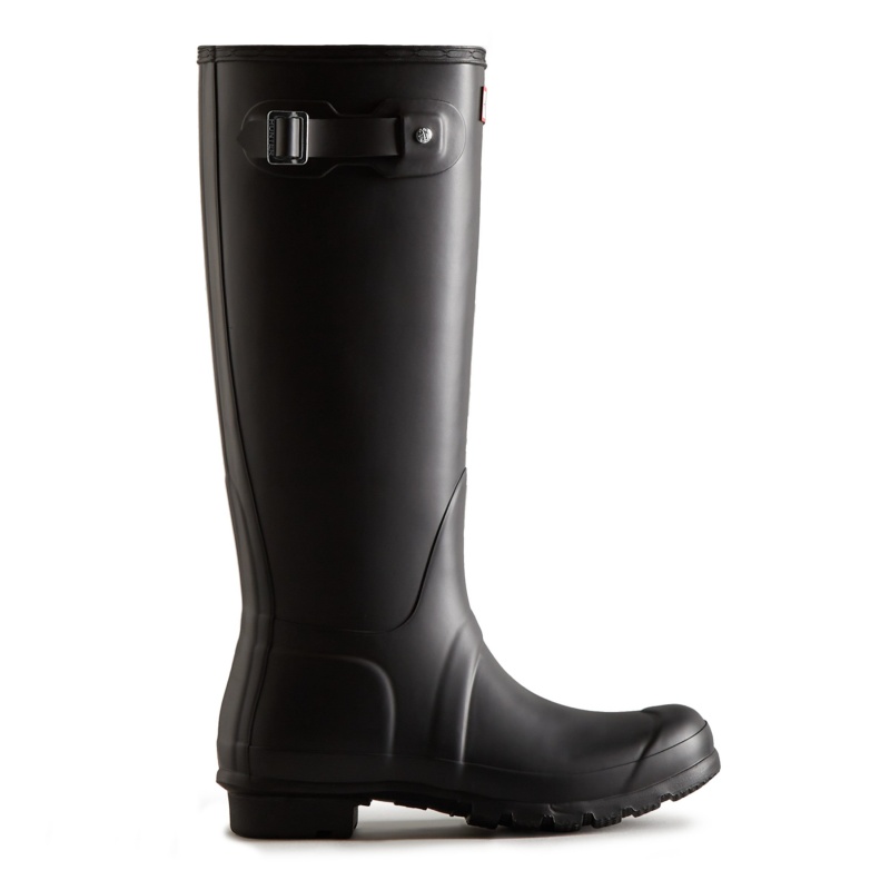 Hunter Boots Original Tall Rain Boots Black | 50897-TODA