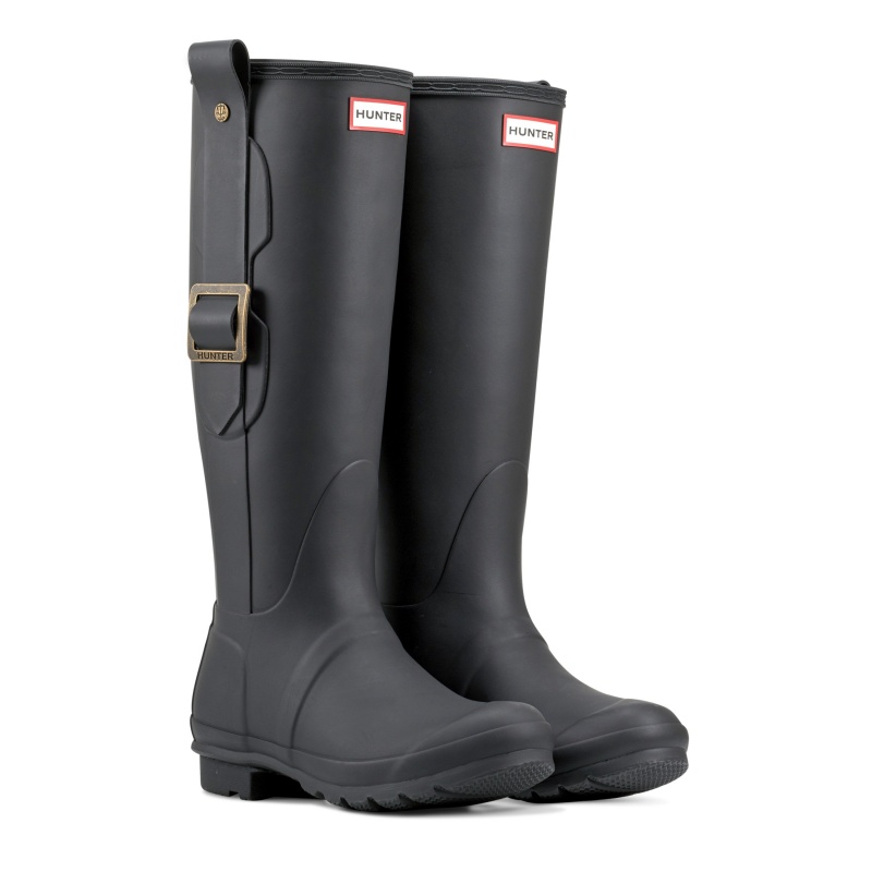 Hunter Boots Original Tall Rain Boots Black | 93458-QWFZ