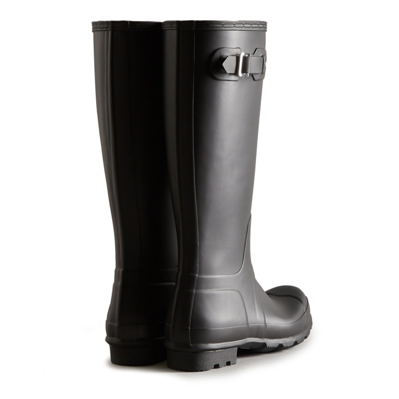 Hunter Boots Original Tall Rain Boots Black | 26370-YLNB