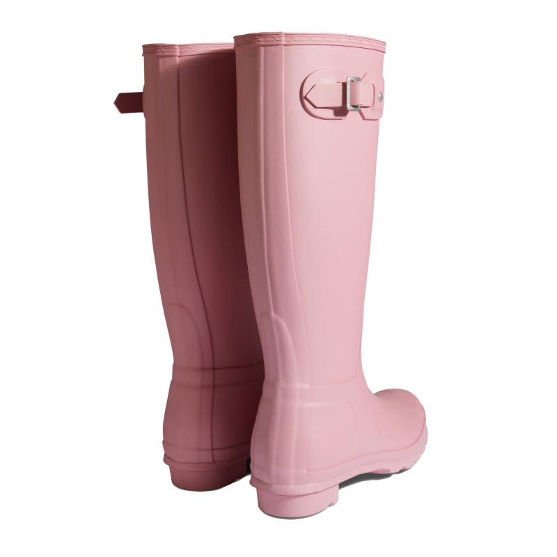 Hunter Boots Original Tall Rain Boots Purring Pink | 23897-BHCM