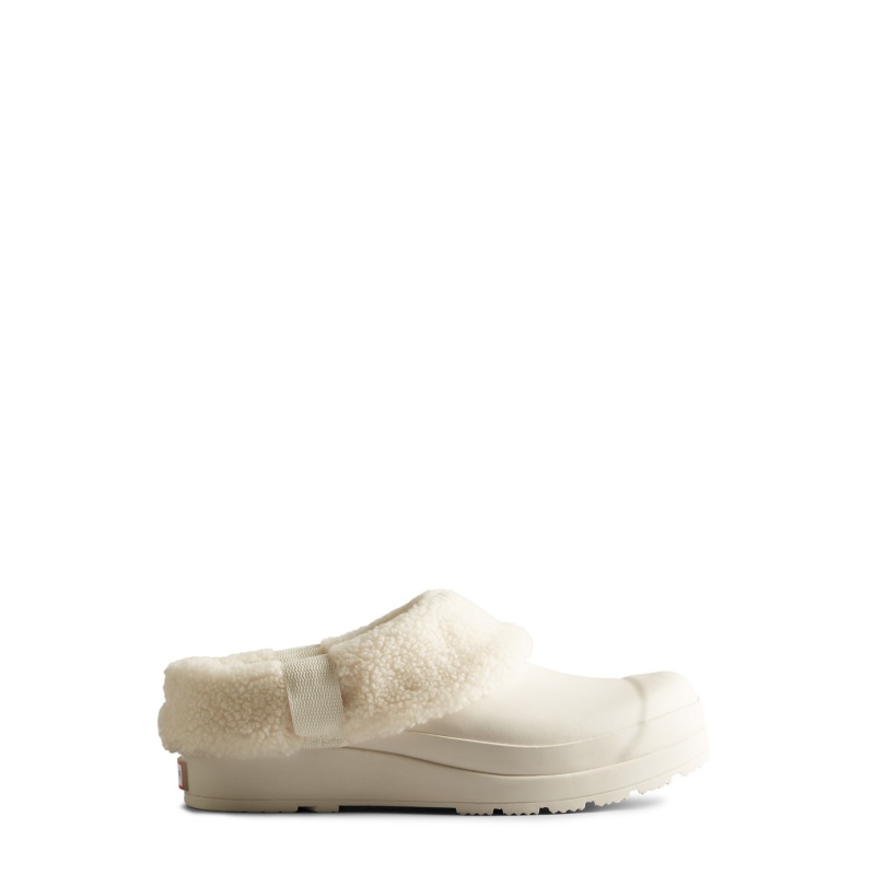 Hunter Boots PLAY Insulated Clogs White Willow | 87654-ZMEP