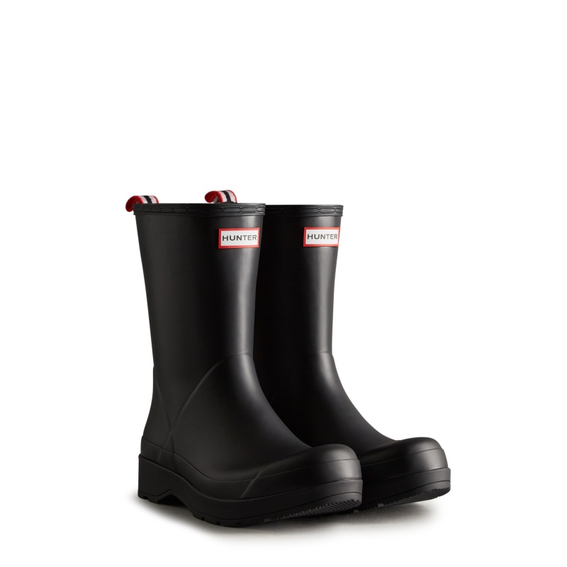 Hunter Boots PLAY Rain Boots Black | 61925-QHYV