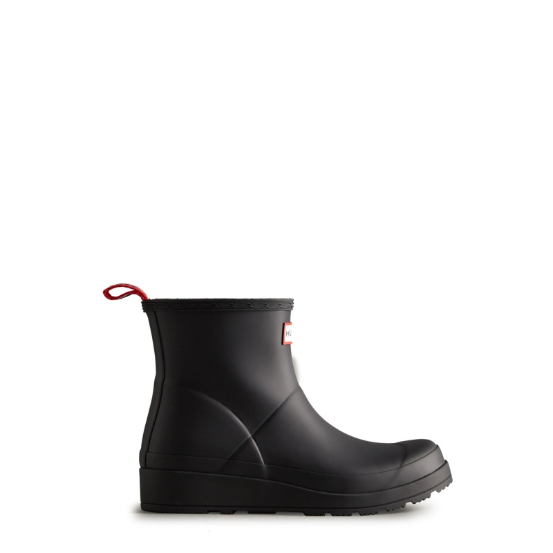 Hunter Boots PLAY Short Rain Boots Black | 02851-WHXV