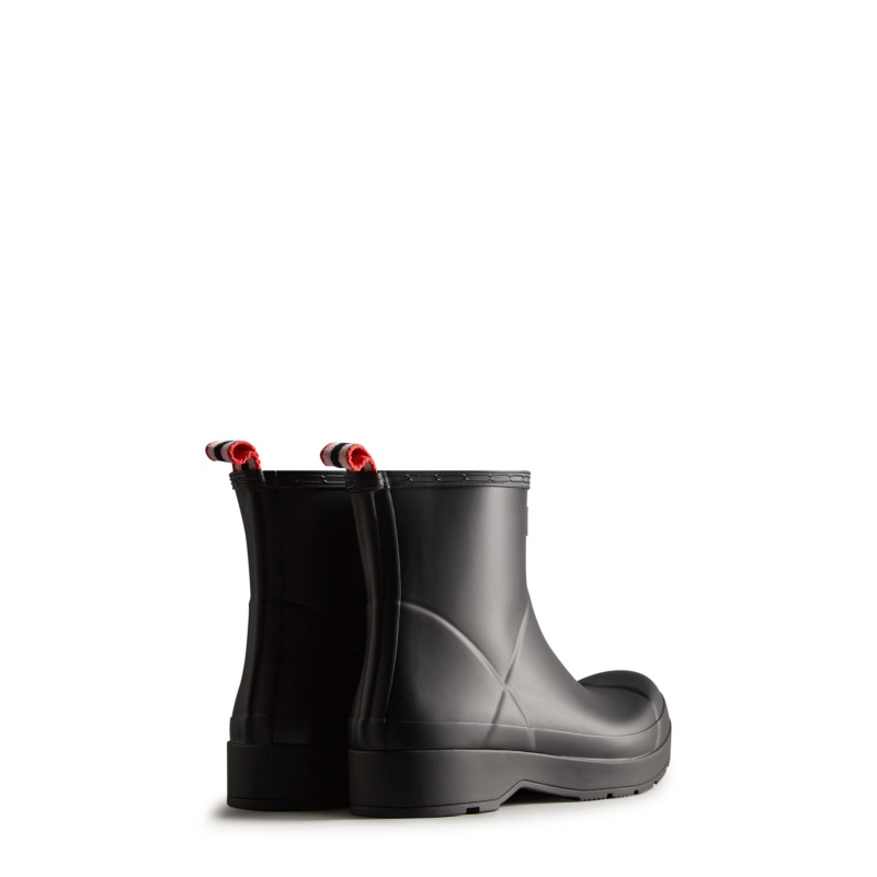 Hunter Boots PLAY Short Rain Boots Black | 01965-XVBQ