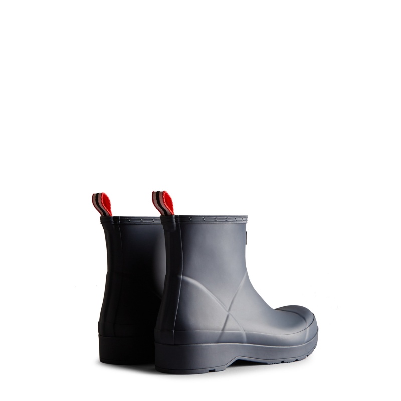 Hunter Boots PLAY Short Rain Boots Valtameri Blue | 36857-FDXK