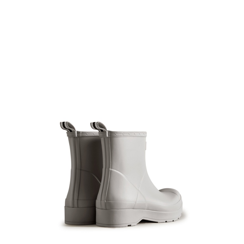 Hunter Boots PLAY Short Rain Boots Zinc | 58172-GMWK